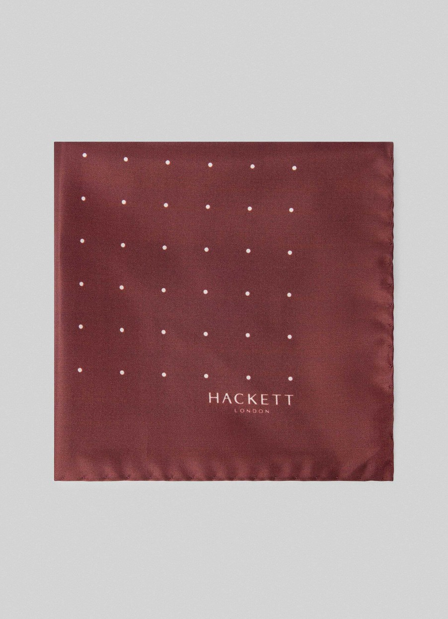 Accessoires Hackett London | Zijden Zakdoek Met Polka Dot