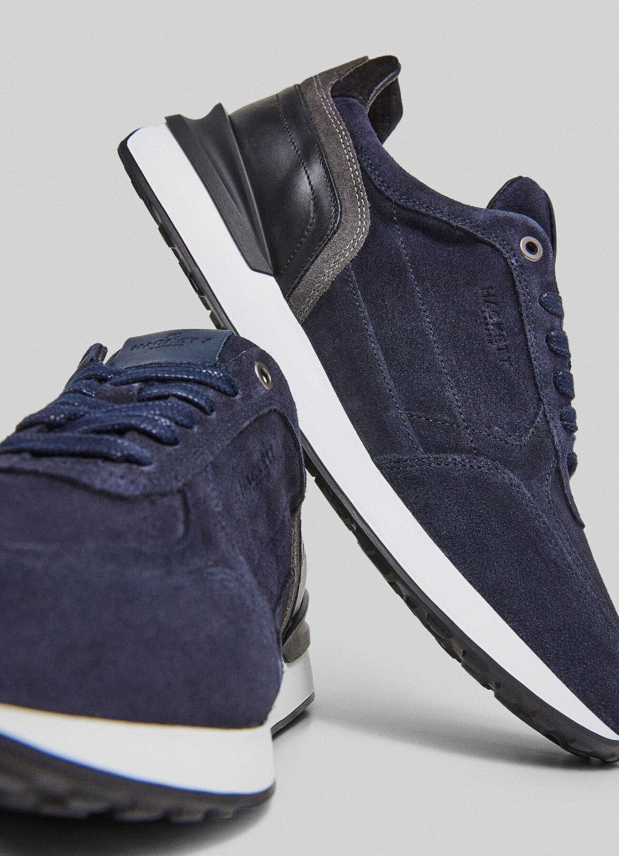 Schoenen Hackett London | Gecombineerde Suede Sneakers