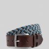 Accessoires Hackett London | Veelkleurige Gevlochten Riem