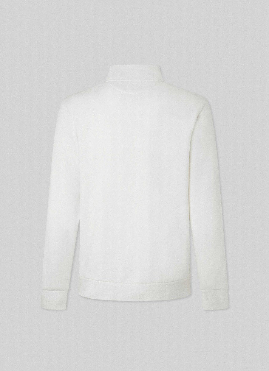 Kleding Hackett London | Sweatshirt Met Halve Rits