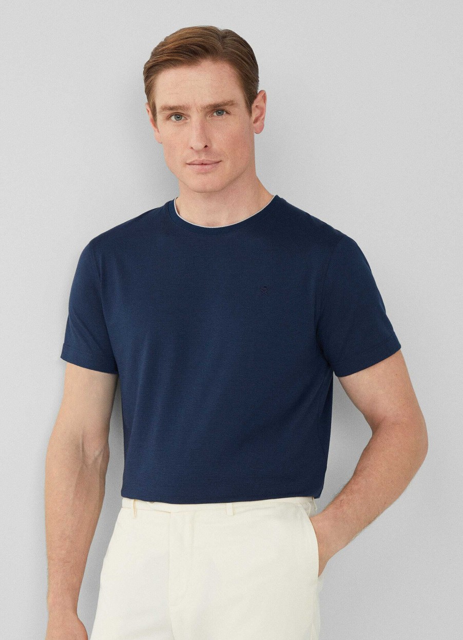 Kleding Hackett London | Klassiek Fit Filafil T-Shirt