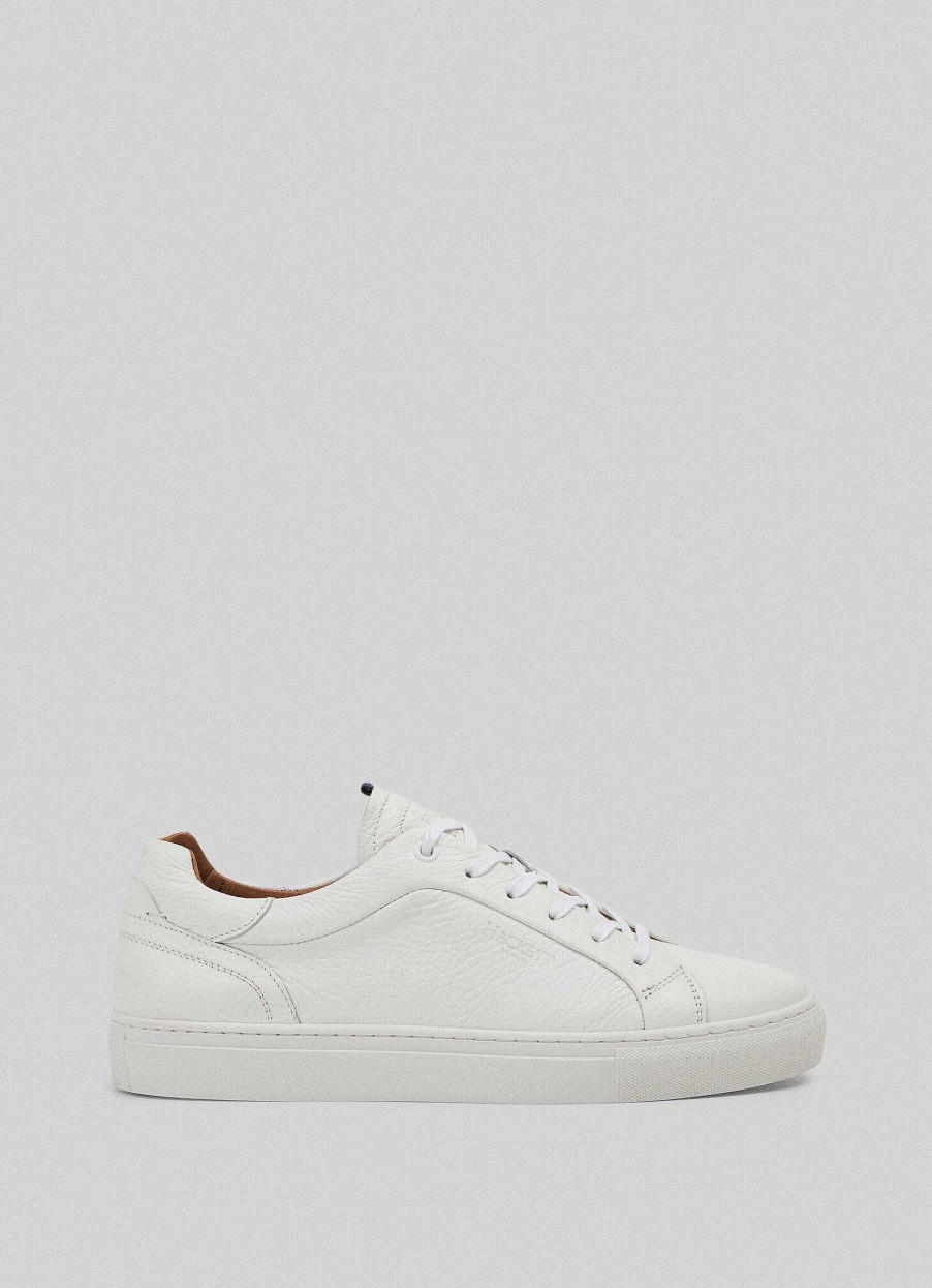 Schoenen Hackett London | Leren Sneakers Met Cupzool