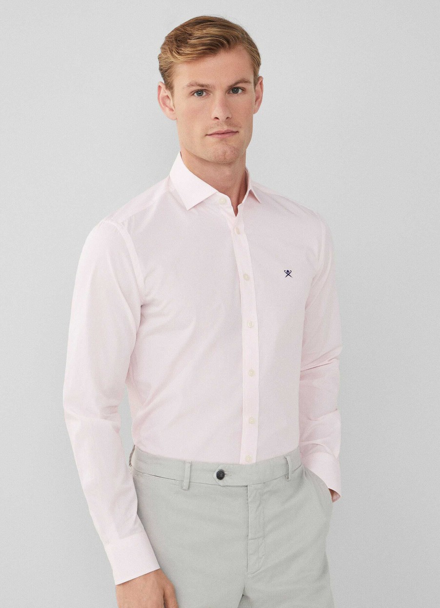 Kleding Hackett London | Slim Fit Gestreept Overhemd