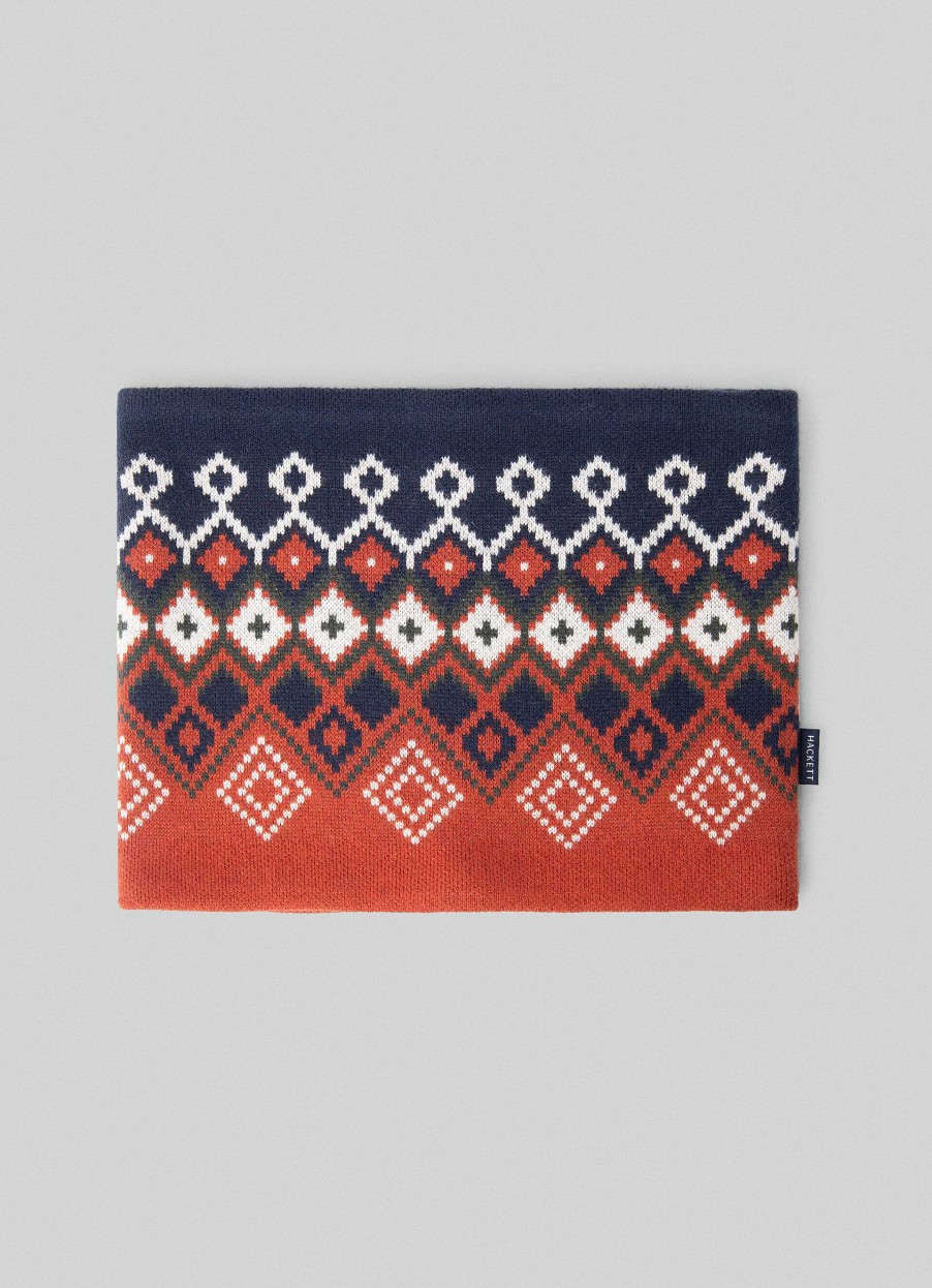 Jongens Hackett London | Fair Isle Wintersnood