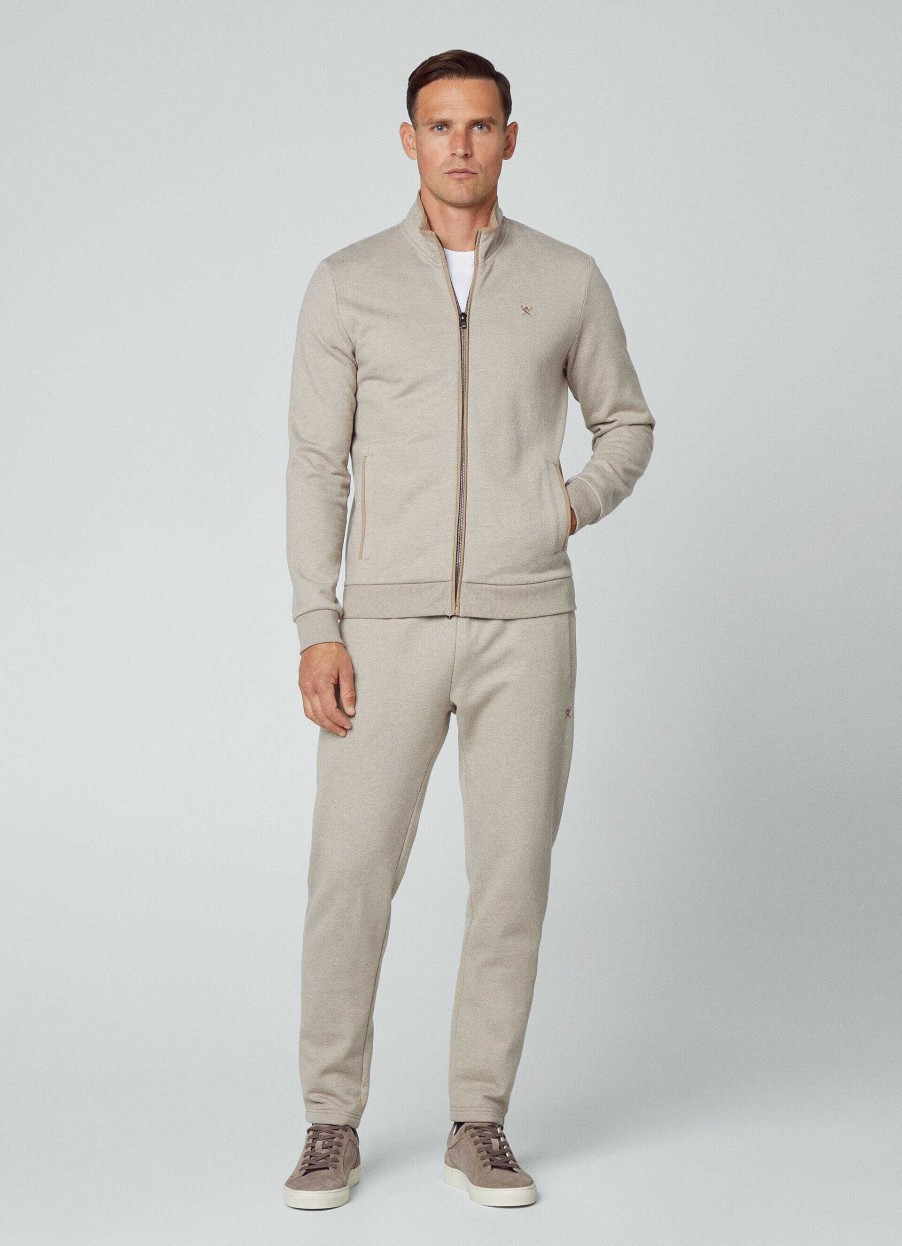 Kleding Hackett London | Jacquard-Jumper Met Volledige Rits