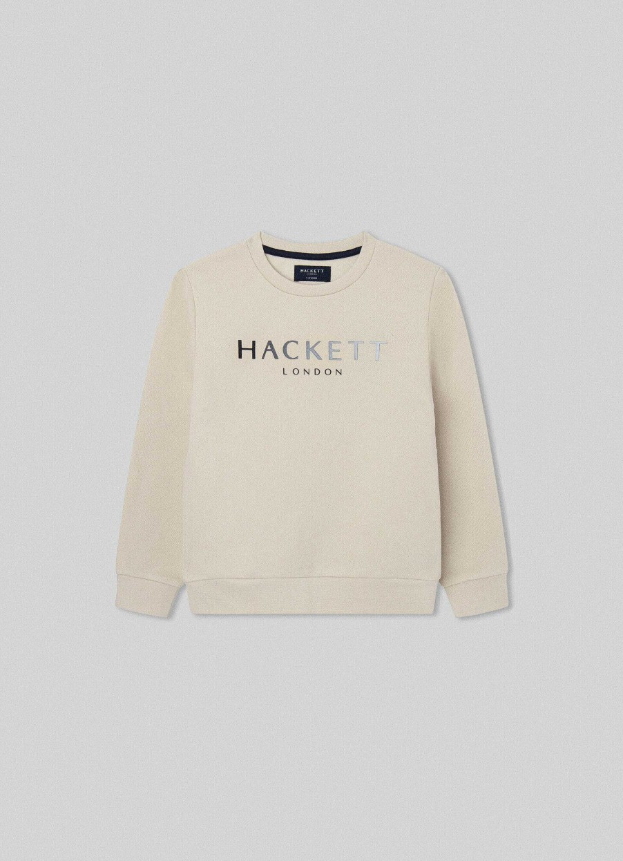 Jongens Hackett London | Slim Fit Sweatshirt Met Crew-Hals