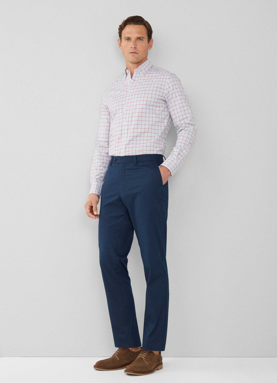 Jongens Hackett London | Slim Fit Overhemd Met Gingham-Geruit