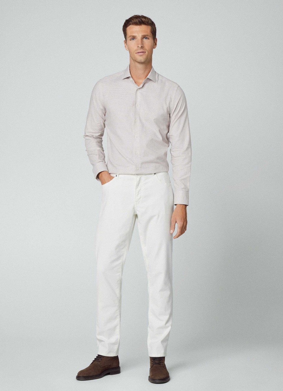 Kleding Hackett London | Slim Fit Puppytooth-Overhemd