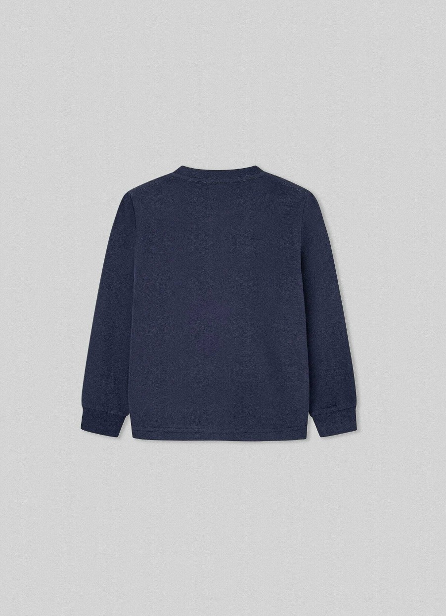 Jongens Hackett London | Klassieke Fit Sweatshirt Met Crew-Hals