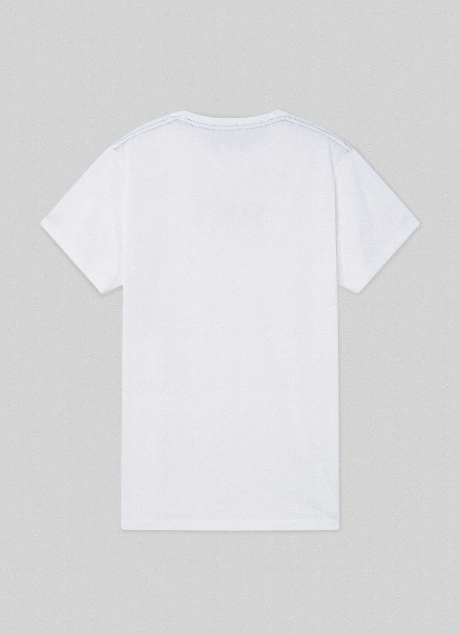 Kleding Hackett London | Klassieke Fit Geborduurd T-Shirt