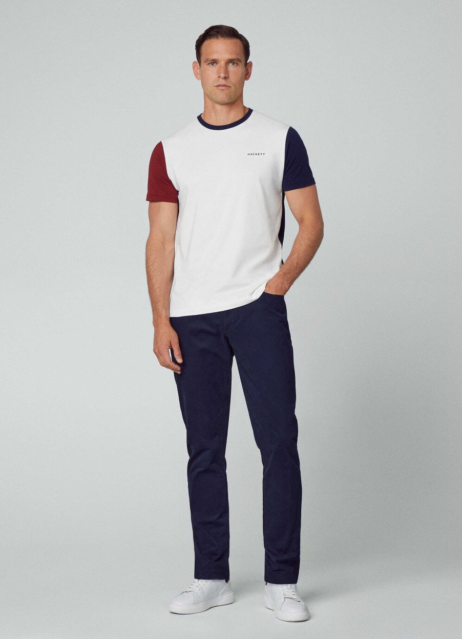 Kleding Hackett London | Erfgoed Kleurblok T-Shirt