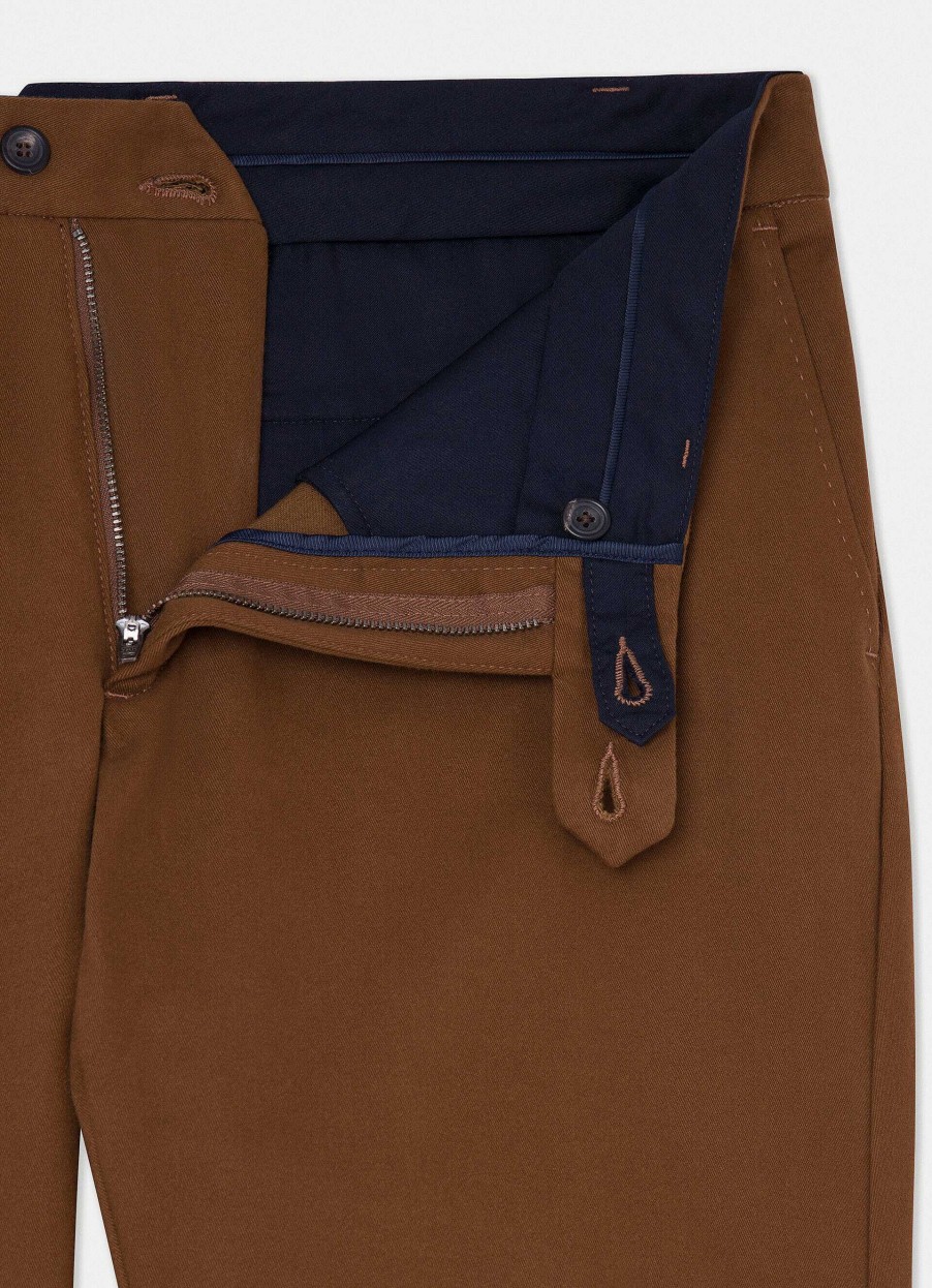 Kleding Hackett London | Chinos Van Wol En Kasjmier