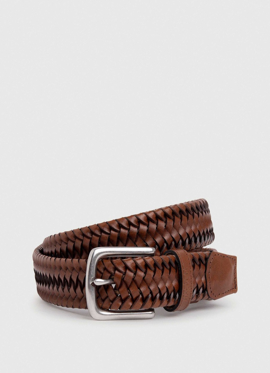 Accessoires Hackett London | Gevlochten Leren Riem