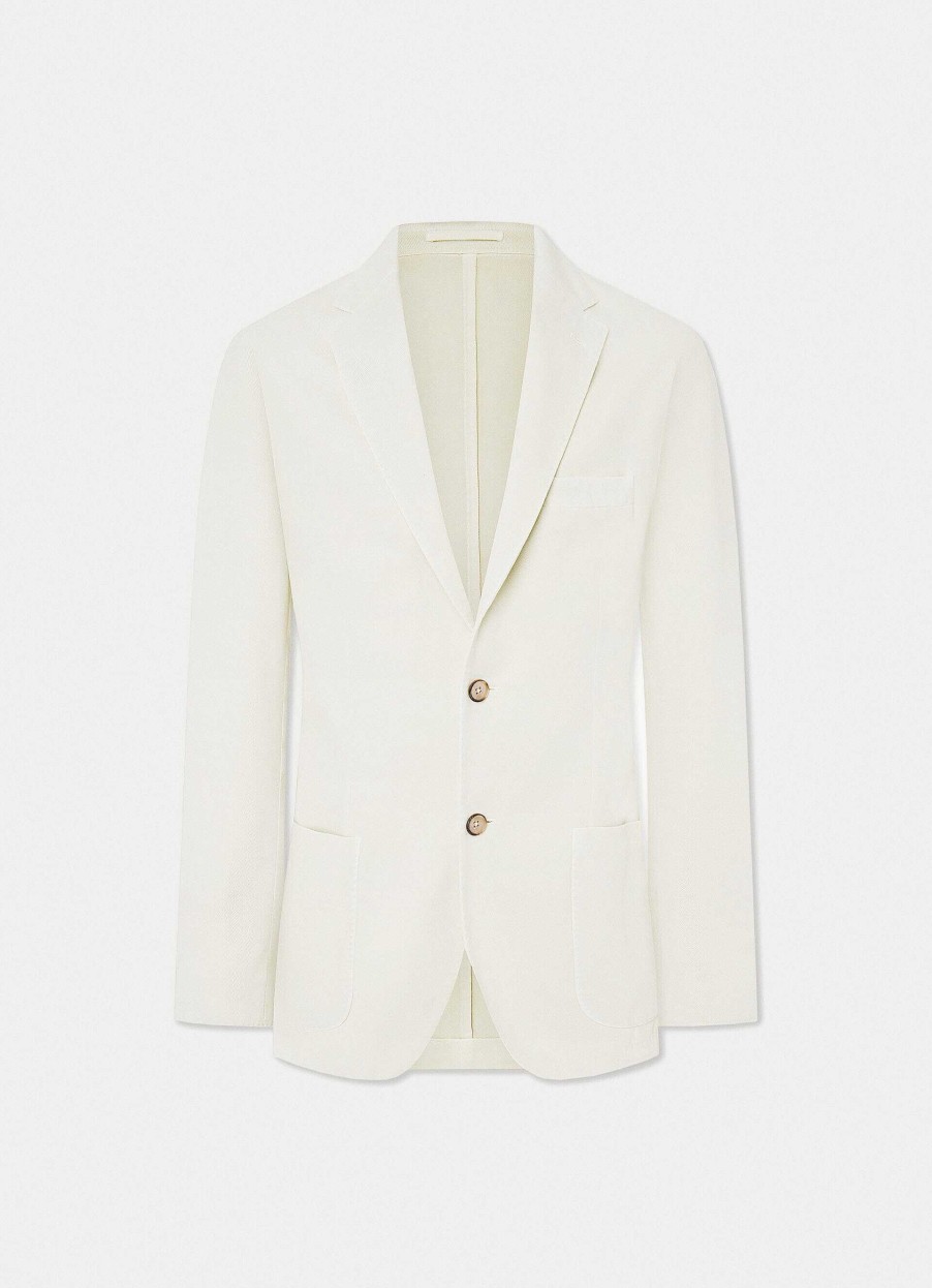 Kleding Hackett London | Blazer Van Katoen En Kasjmier