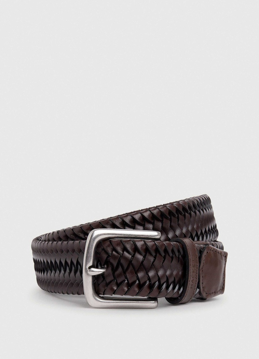 Accessoires Hackett London | Gevlochten Leren Riem