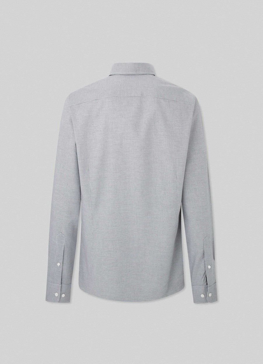 Kleding Hackett London | Slim Fit Overhemd Van Hondstooth