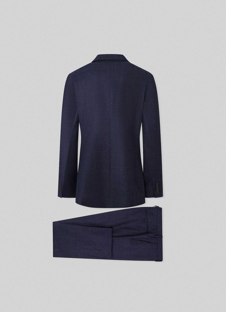 Kleding Hackett London | Wollen Geruit Pak