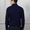 Kleding Hackett London | Kasjmiertrui Met Halve Rits