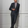 Kleding Hackett London | Wollen Broek Met Visgraat