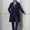 Kleding Hackett London | Waterafstotende Gabardine Wollen Jas