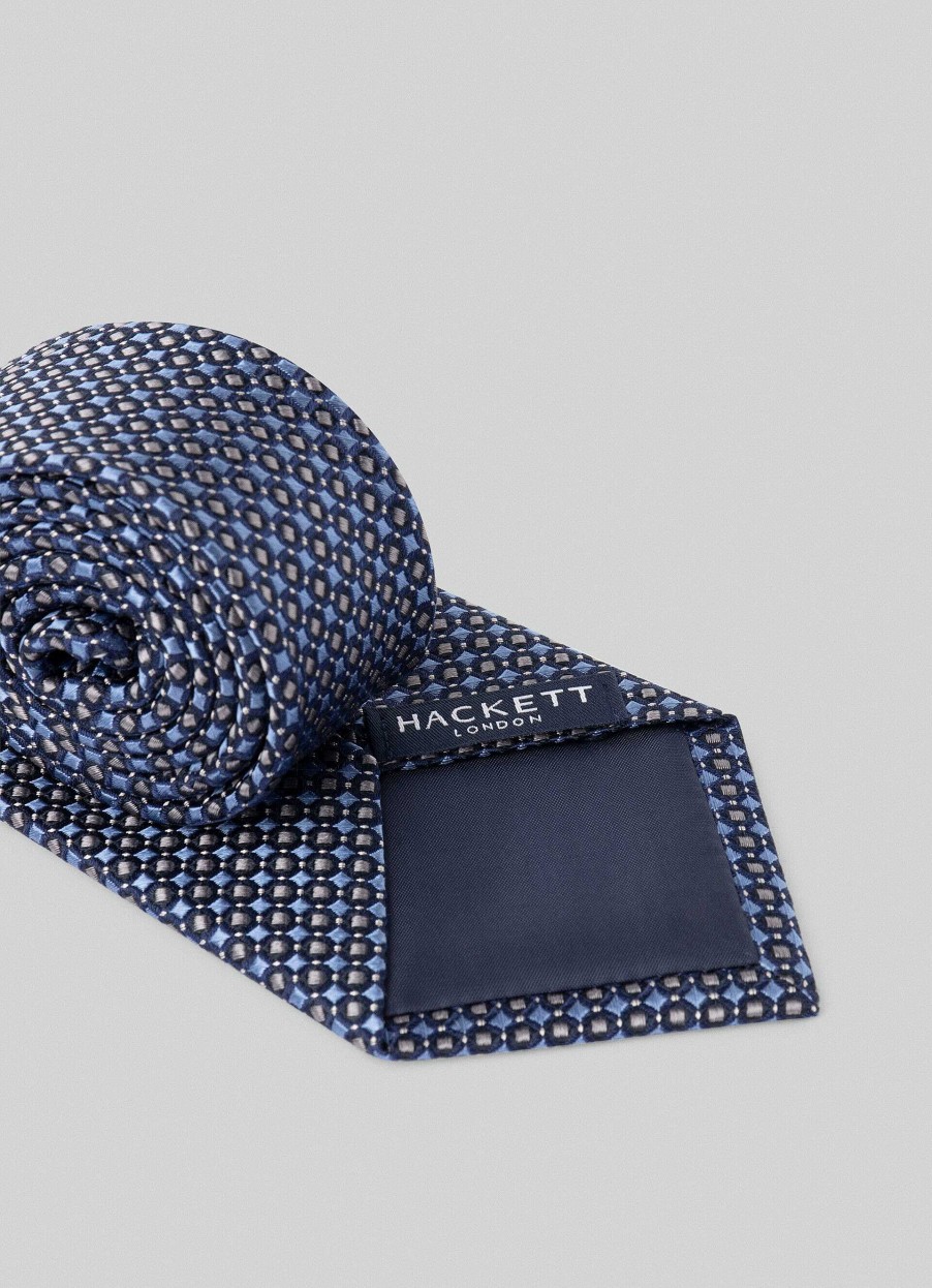 Accessoires Hackett London | Geometrische Zijden Stropdas