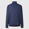 Kleding Hackett London | Klassieke Fit Jacquard Sweatshirt Met Halve Rits