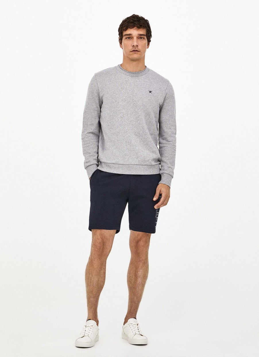 Kleding Hackett London | Geborduurd Fleece Sweatshirt