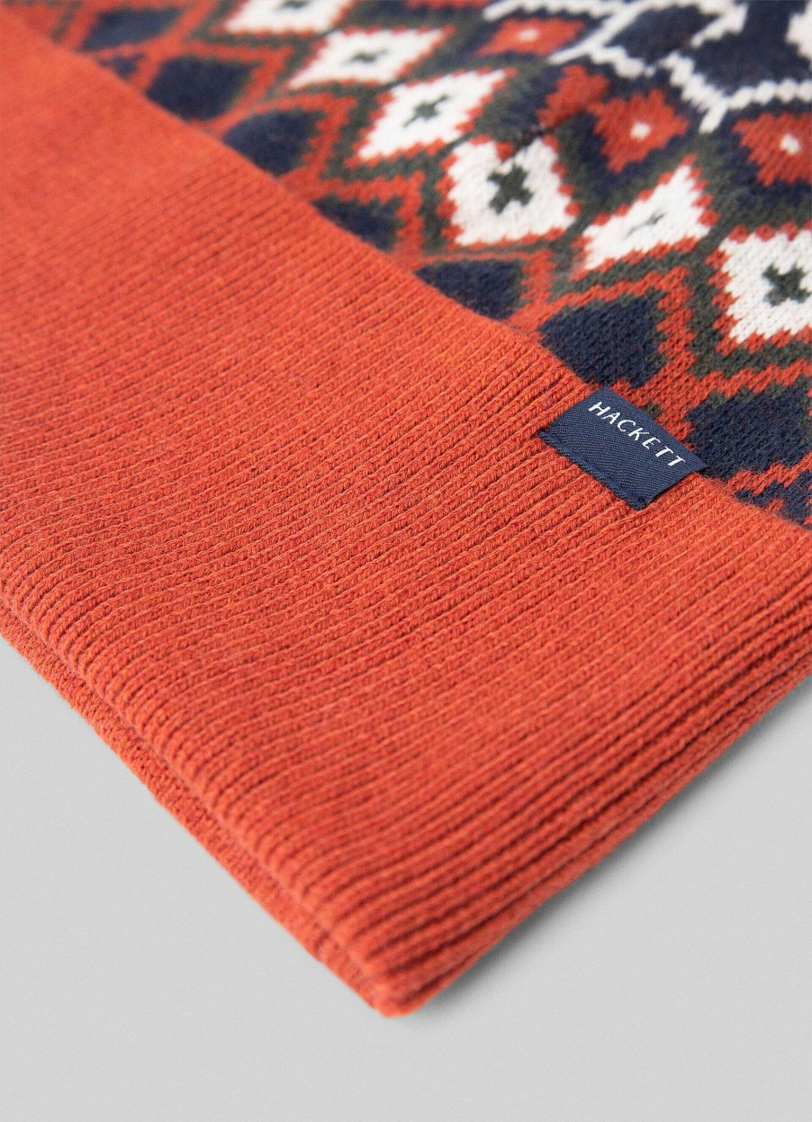 Jongens Hackett London | Fair Isle Design-Muts