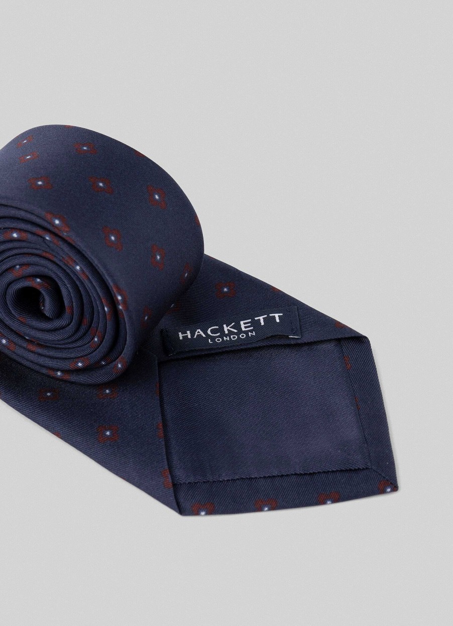 Accessoires Hackett London | Bloem Zijden Stropdas