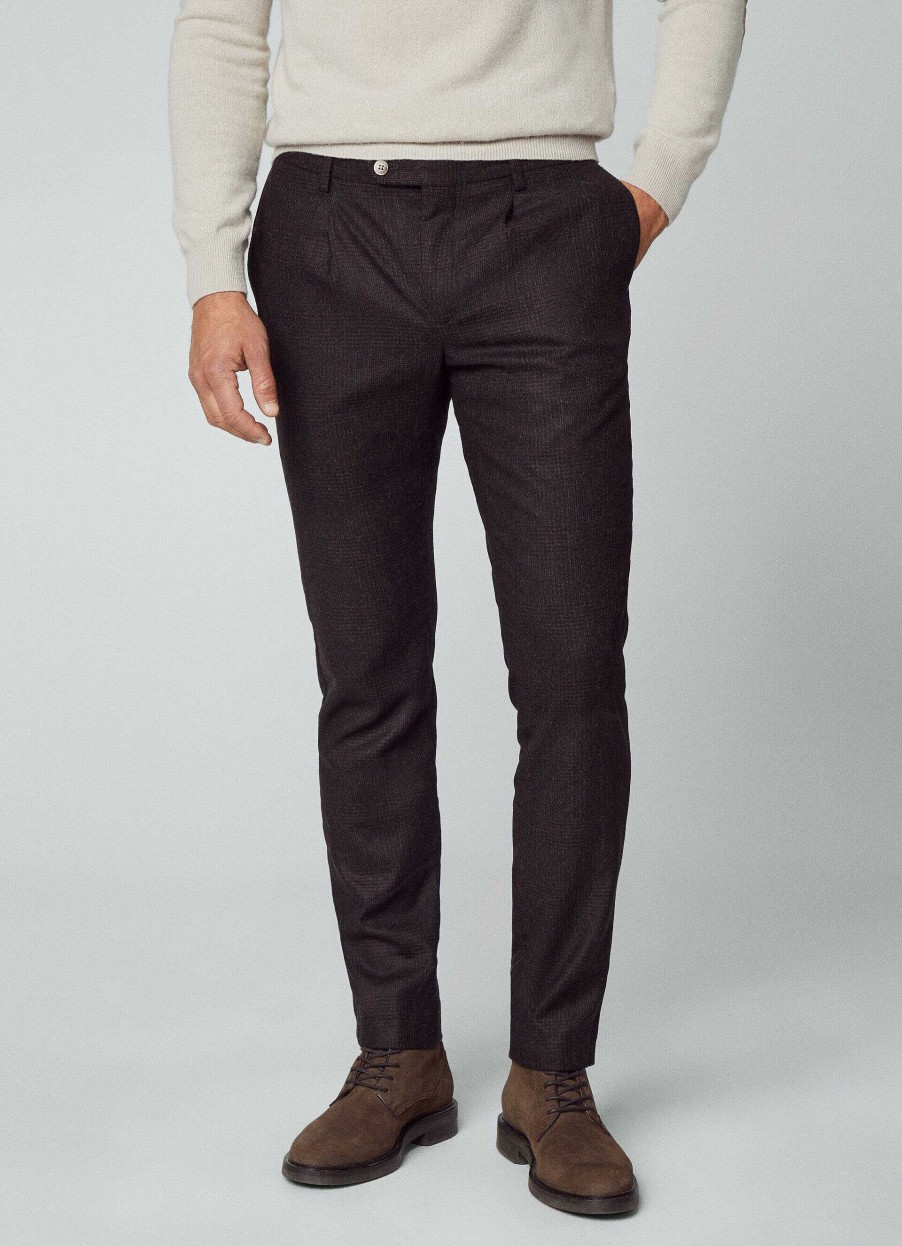 Kleding Hackett London | Slim Fit Geruite Broek