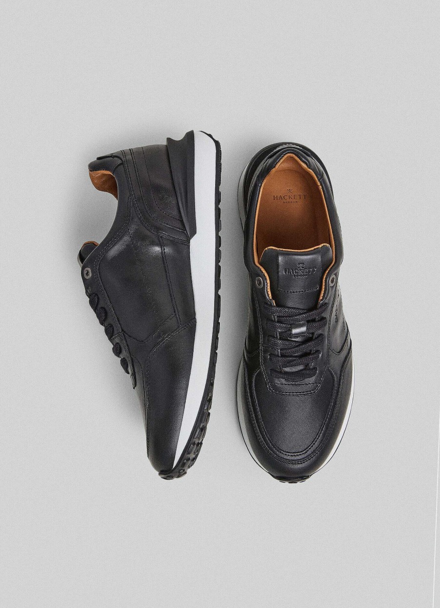 Schoenen Hackett London | Gecombineerde Leren Sneakers