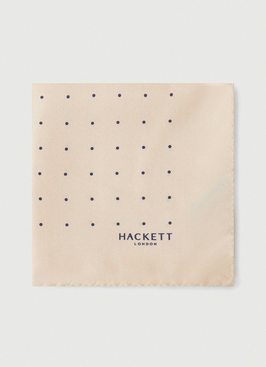 Accessoires Hackett London | Zijden Zakdoek Met Polka Dot