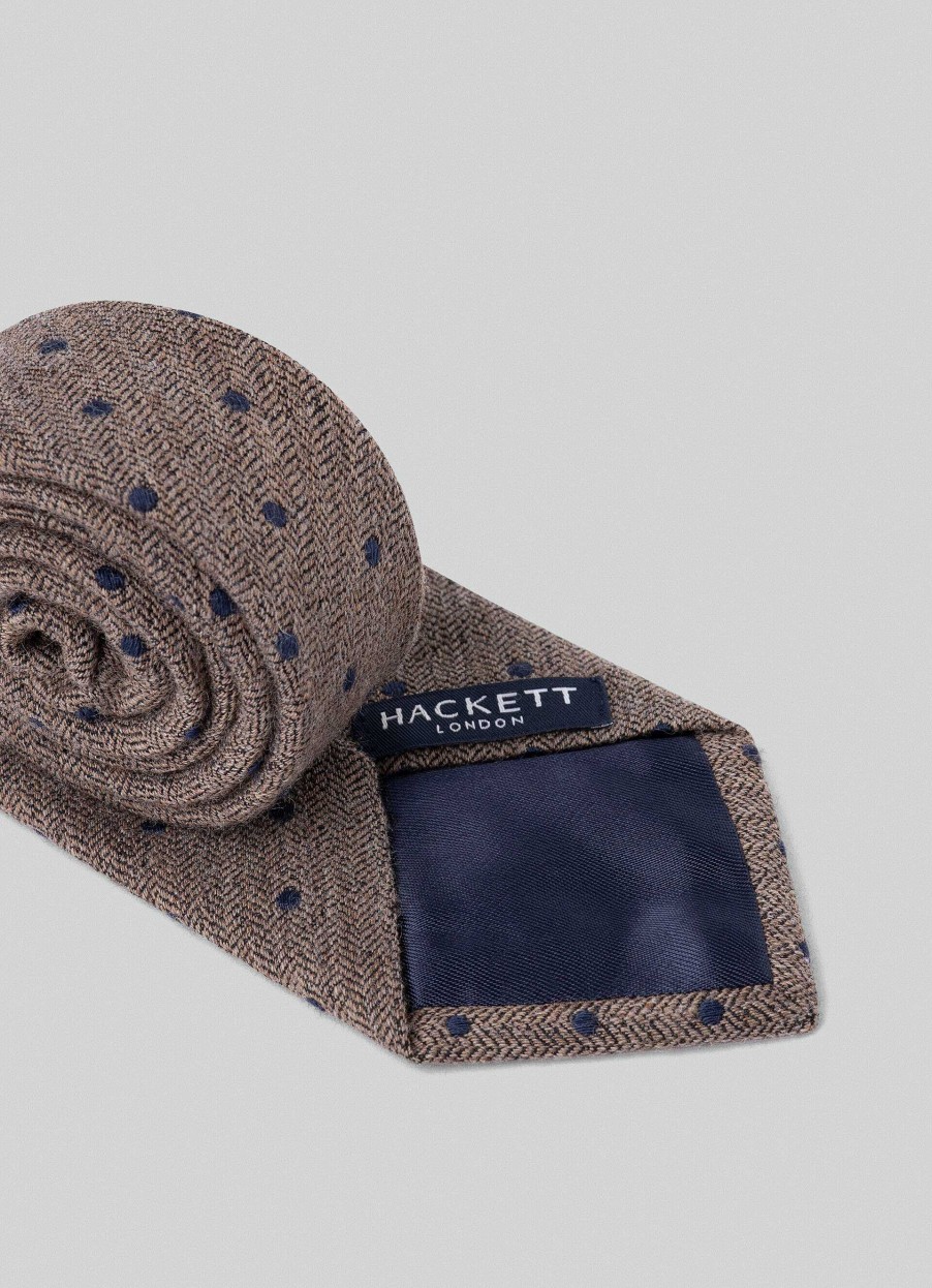 Accessoires Hackett London | Dot Zijden Stropdas