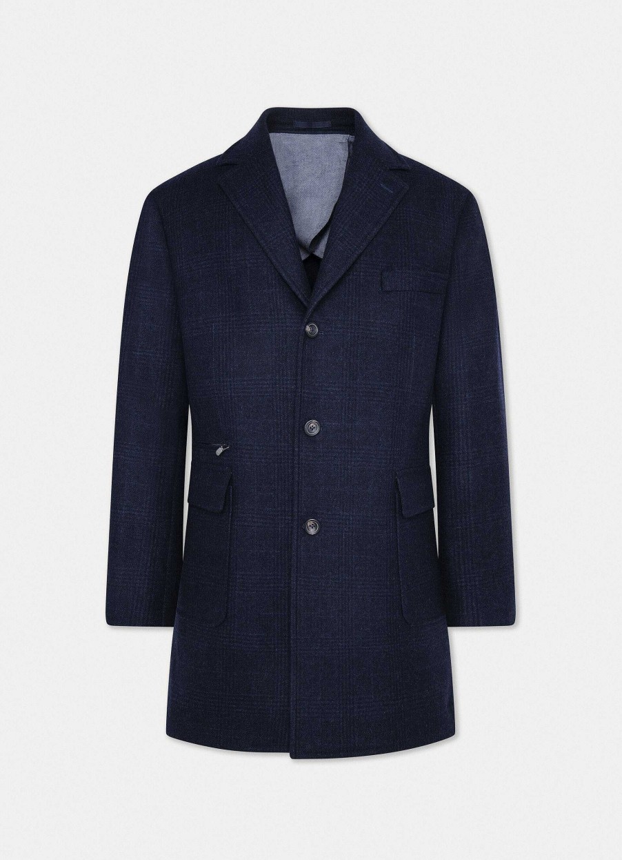 Kleding Hackett London | Wol En Kasjmier Jas