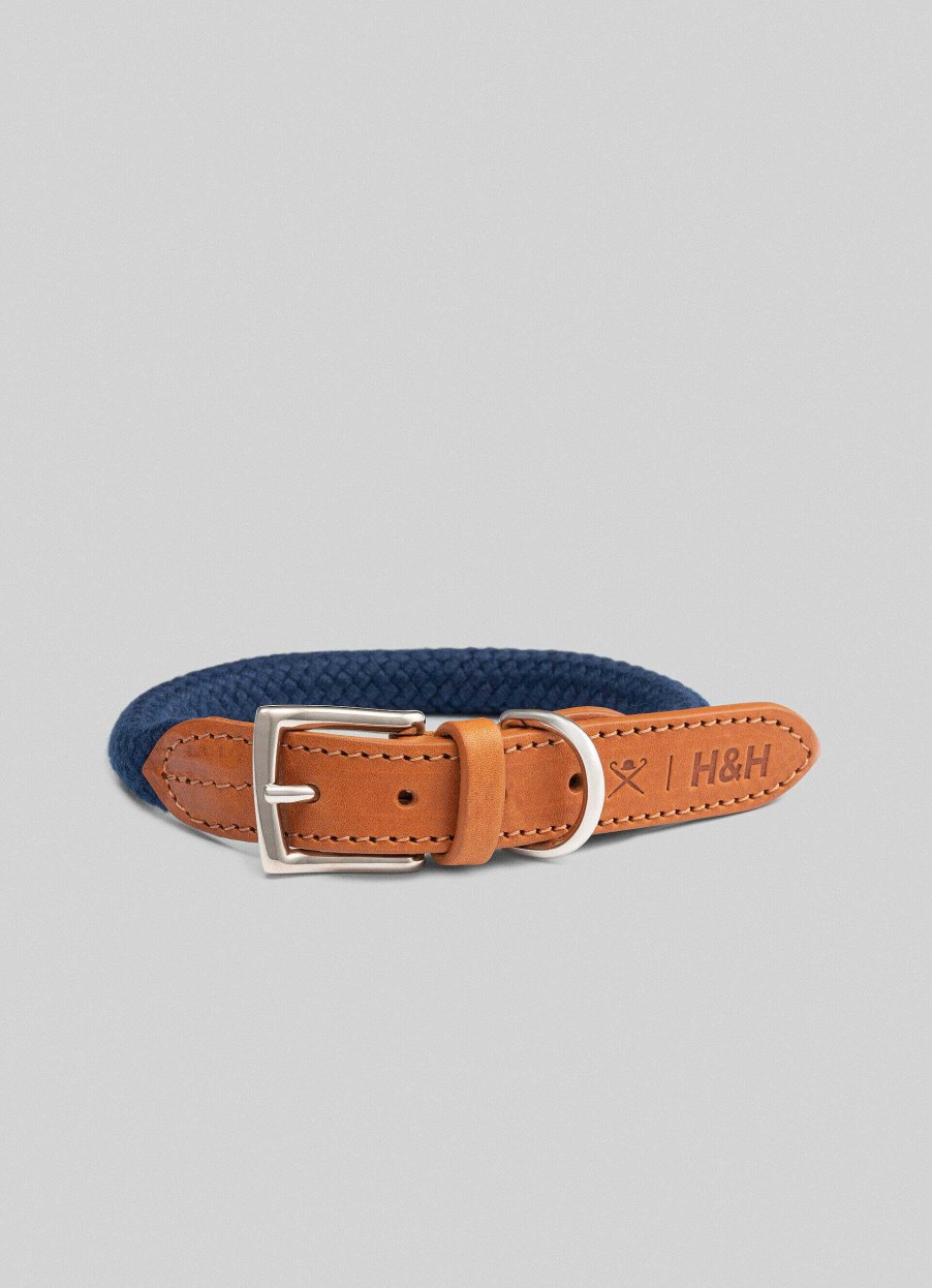 Accessoires Hackett London | Touw En Lederen Kraag Voor Honden - Groot